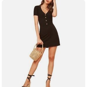 Reformation Cardinal Mini Dress.